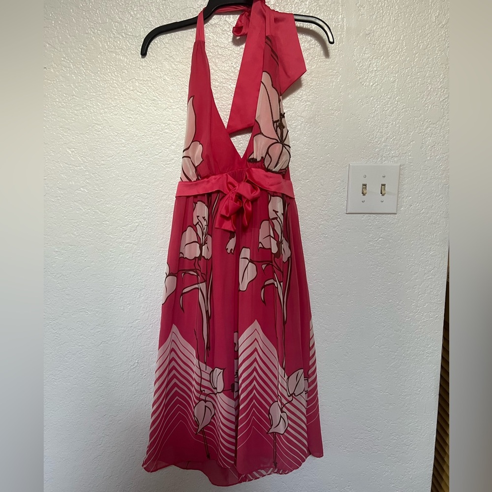 Max & Cleo Vibrant Pink Dress